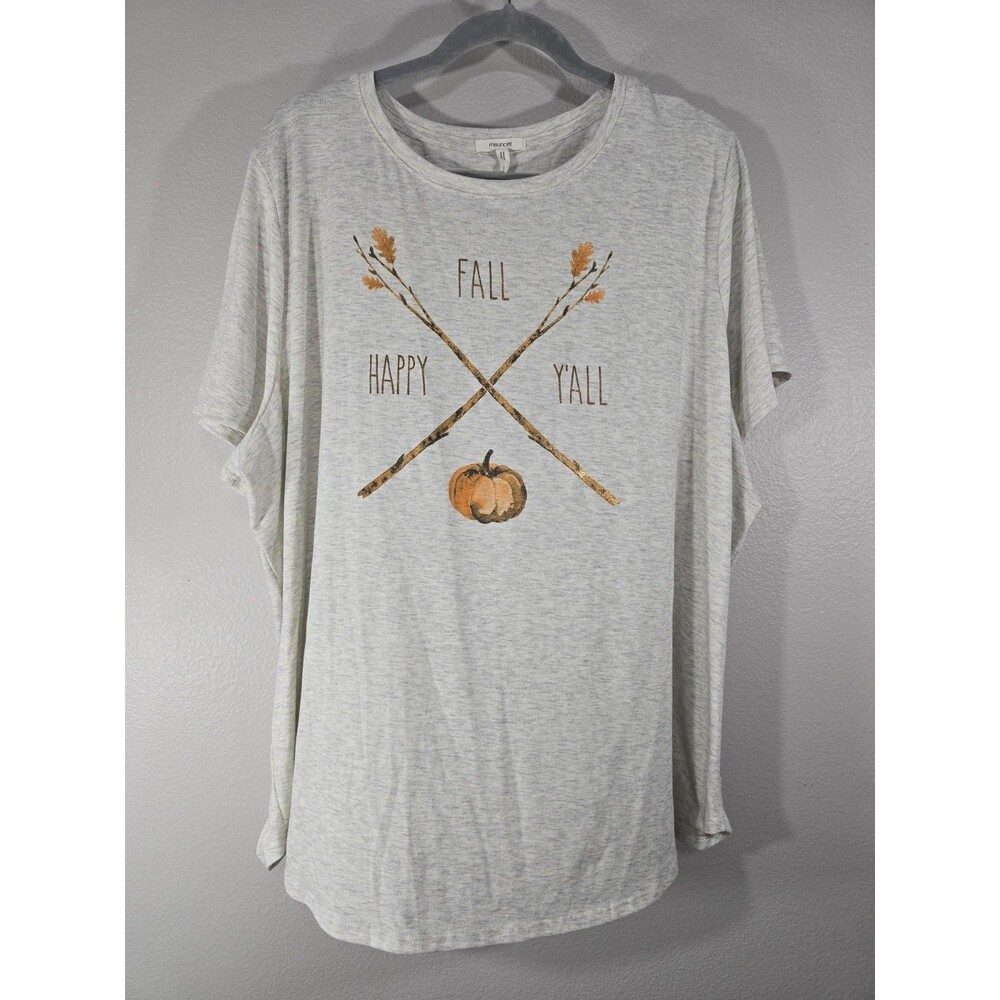 Maurices Shirt Happy Fall Yall Graphic tee Plus size 3x NWT southern rustic AF